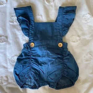 Denim Baby Romper 3-6 months